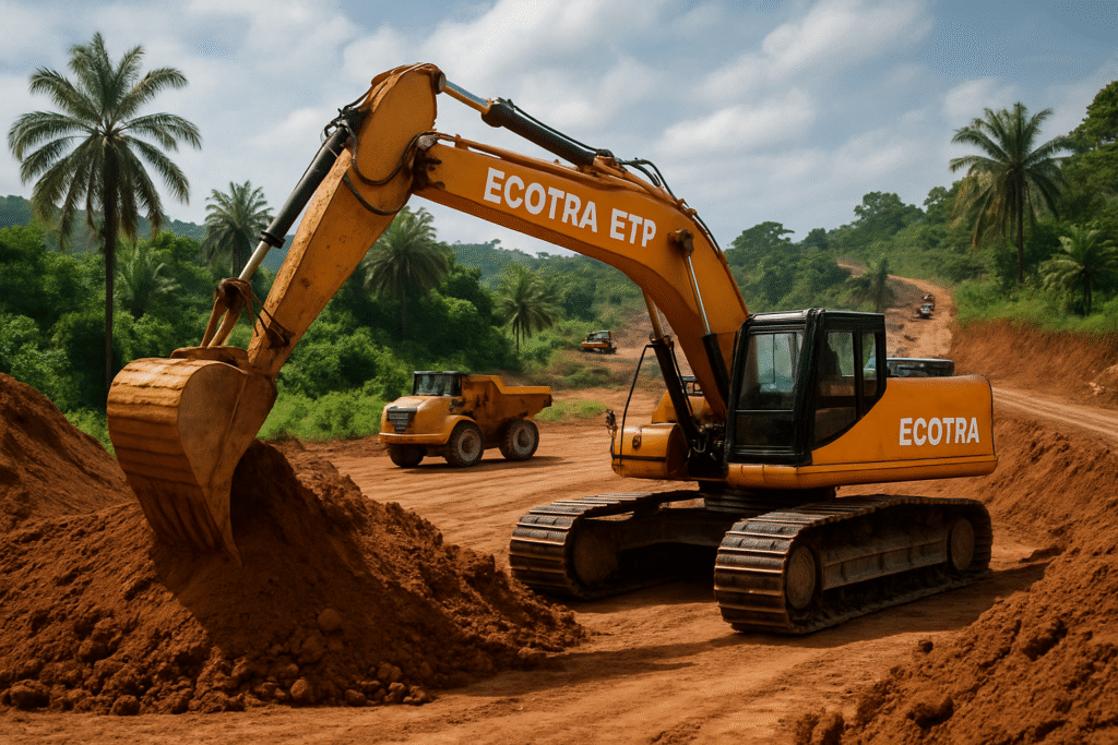 Découverte de notre base minière à Kamsar